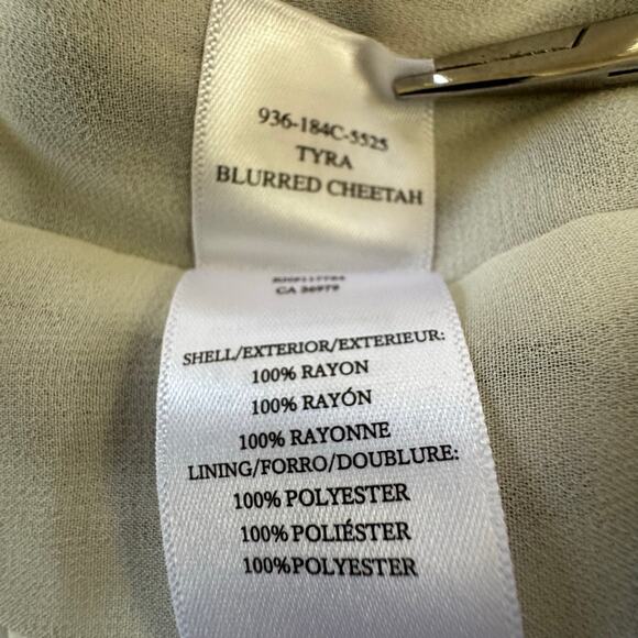 RAILS TYRA FAUX WRAP MIDI DRESS IN BLURRED CHEETAH NWT WOMEN'S SIZE LARGE - Picture 16 of 16